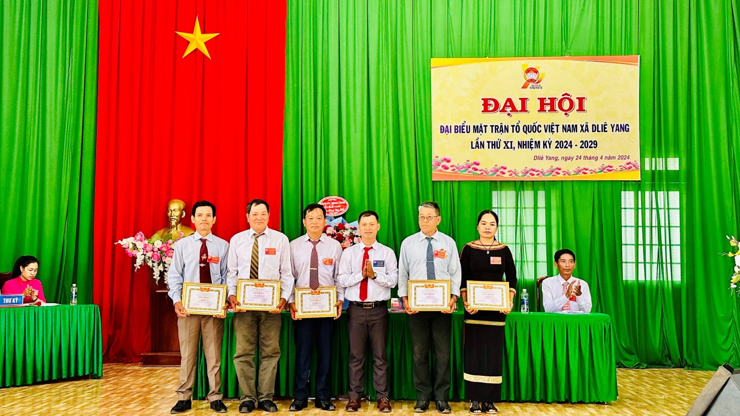Đại hội Đại biểu MTTQ Việt Nam xã DLiê Yang lần thứ XI, nhiệm kỳ 2024 – 2029